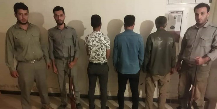 دستگیری شکارچیان متخلف کل وحشی در پارک ملی کنتال