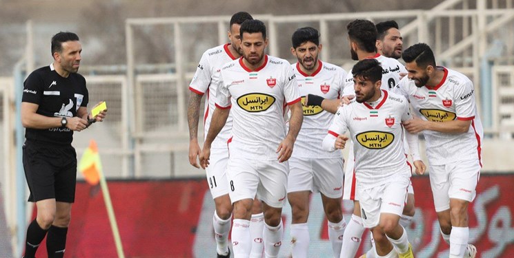 پایان نیمه اول| برد پرسپولیس مقابل تراکتور با درخشش ستاره جوان