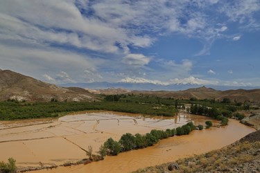 خسارات سیل در شهرستان‌های «اهر و کلیبر»