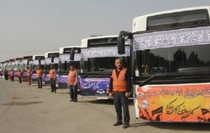 اختصاص ۳۵۰ اتوبوس آذربایجانشرقی برای جابهجایی زائران اربعین اختصاص ۳۵۰ اتوبوس آذربایجانشرقی برای جابهجایی زائران اربعین