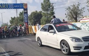 رقابت دوچرخه سواران از ارس تا دشت شبستر