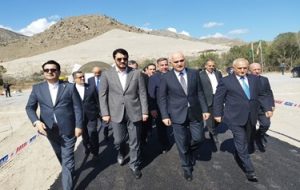 آغاز عملیات ساخت پل آغبند کریدور آذربایجان-ایران-نخجوان آغاز عملیات ساخت پل آغبند کریدور آذربایجان-ایران-نخجوان