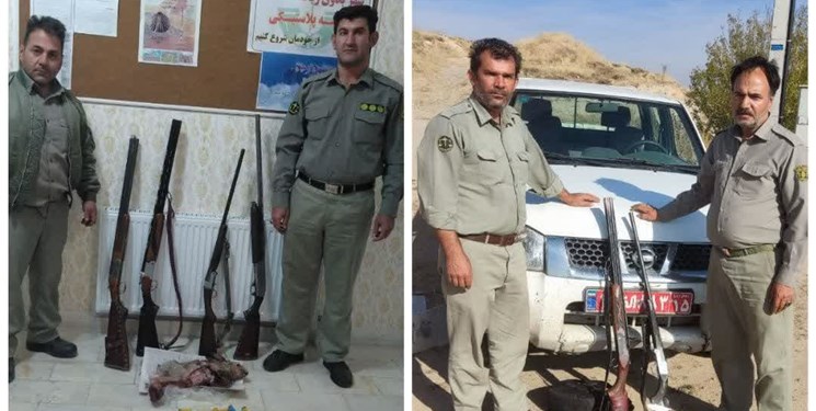 دستگیری ۲ گروه از شکارچیان غیرمجاز در مناطق حفاظت شده مراغه دستگیری ۲ گروه از شکارچیان غیرمجاز در مناطق حفاظت شده مراغه