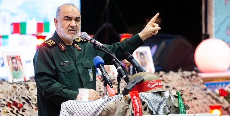 آغاز سخنرانی فرمانده کل سپاه در کنگره ۱۰ هزار شهید آذربایجان شرقی