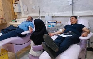 پویش «نذر خون برای کرمان» در تبریز کلید خورد پویش «نذر خون برای کرمان» در تبریز کلید خورد