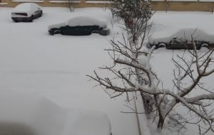 رکوردداری ورزقان با برف ۴۰ سانتی متری در آذربایجان‌شرقی
