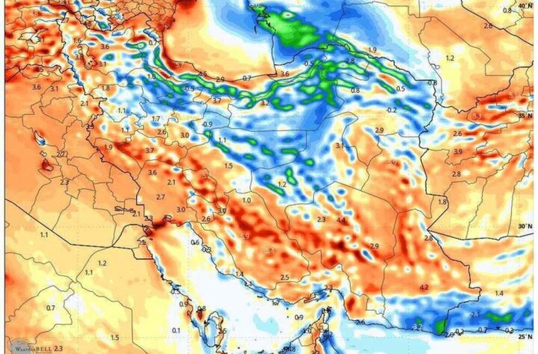 تداوم باران و رعد و برق در برخی استان‌ها