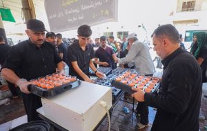 موکب های رضوی در مرز خسروی و عراق پذیرای زائران اربعین