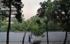 وزش باد و گردوخاک در مرکز و نوار شرقی ایران