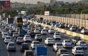 ترافیک سنگین در آزادراه قزوین- کرج