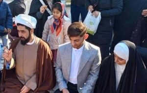 پیوند عاشقانه یک زوج جوان در بین الحرمین