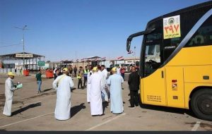 اولین کاروان زمینی حجاج عراقی وارد عربستان شد