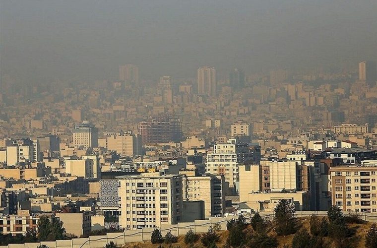 هوای تهران در وضعیت نارنجی و ناسالم برای گروه های حساس