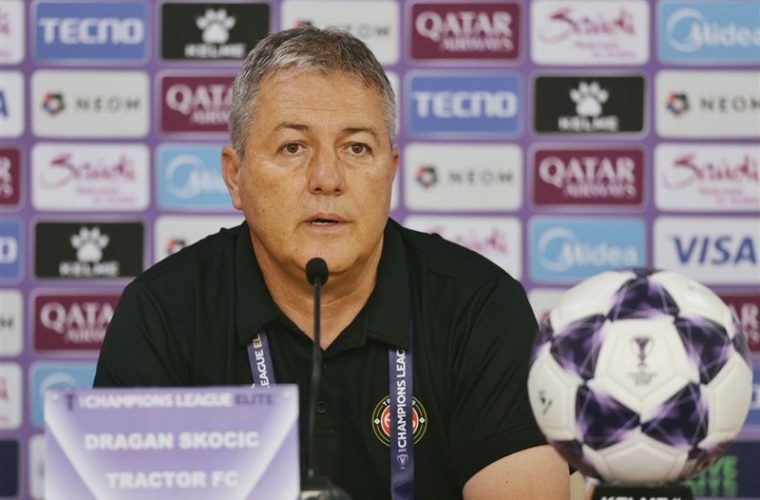اسکوچیچ: تراکتور برای دیدار فردا مقابل الاهلی شانس های خود را دارد