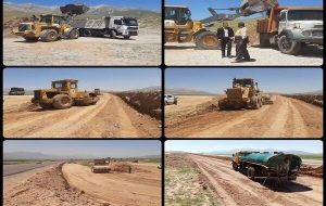 آغاز احداث دوربرگردان استاندارد در جاده اصلی دورود – ازنا